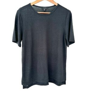 Banana Republic t-shirt with crew neck & short sleeves, high-low hem,  loose fit